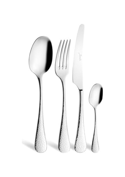 3406 24 Parça 6 Kişilik Tatlı Çatal Kaşık Bıçak Seti fiyatları