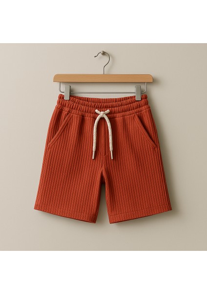 Raporlu Kumaş 6-14 Yaş Rahat Çocuk Şort