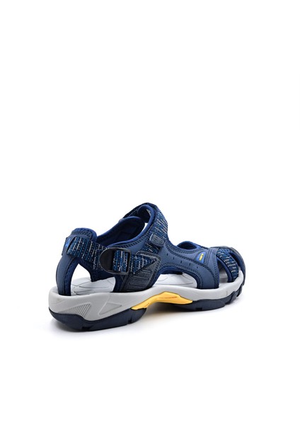 HM9601 Burnu Kapalı Lacivert Cırtlı Erkek Outdoor Trekking Spor Sandalet fırsatları