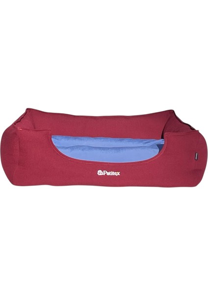 , Bordo-Mavi-Köpek Yatakları,kedi Yatakları,gabardin Kumaş,yıkanabilir,yastıklı fiyatları