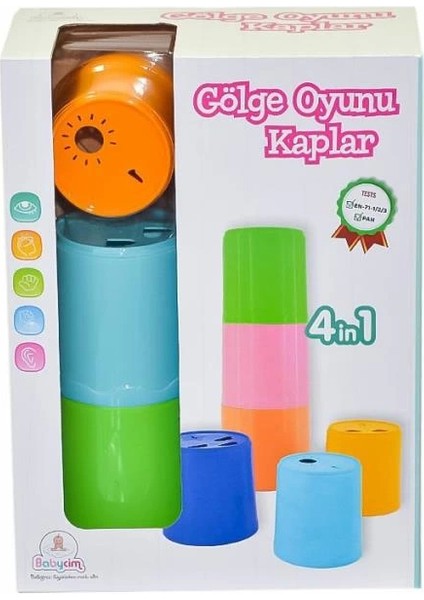 Bfs URT026-002 4ın1 Gölge Oyunu Kaplar.gzpmi