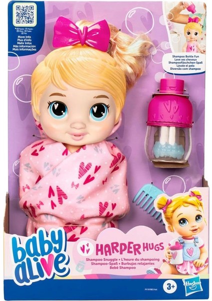 Bfs F9119 Baby Alive Şampuan Sevgisi Sarışın Bebek +3 Yaş.gzpmi