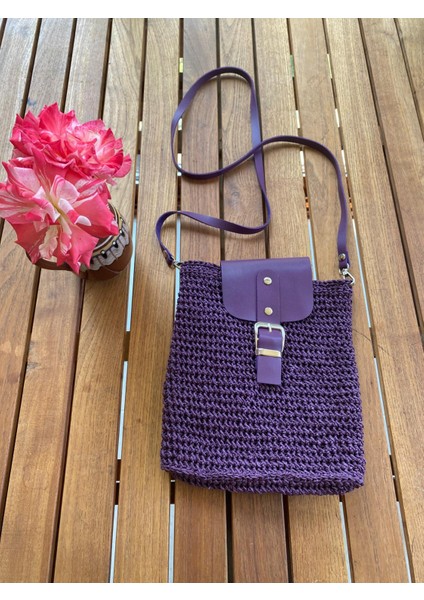 Kağıt Ip El Örgüsü Çanta
