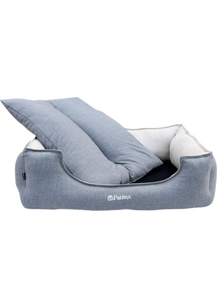 , Gri-Krem-Köpek Yatakları,kedi Yatakları,gabardin Kumaş,yıkanabilir,yastıklı indirimleri