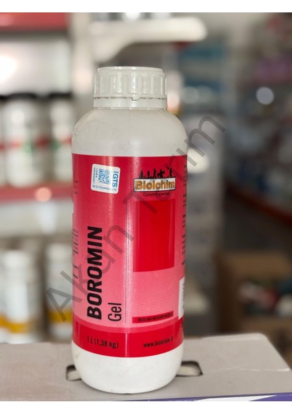 Boromin Gel | Sıvı Bor Içerikli Yaprak Gübresi | 1 Litre