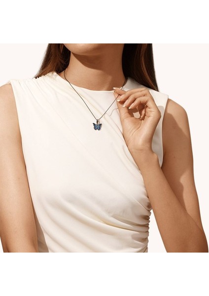 Mavi Kelebek Charm, 925 Ayar Gümüş indirimleri