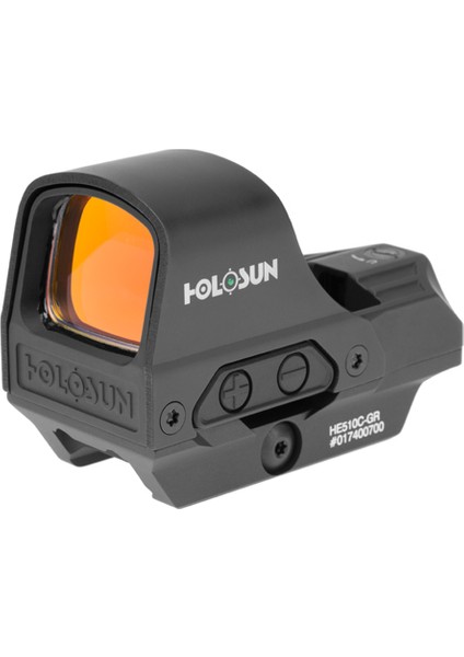 HE510C-GR Solar Multi-Reticle Open Reflex Sight (2 Moa & 65 Moa Circle)