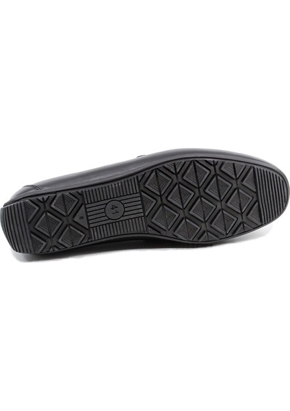 Hakiki Deri Siyah Mokasen Loafer Erkek Ayakkabı 23314