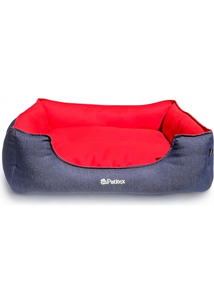 , Lacivert-Kırmızı- Köpek Yatakları,kedi Yatakları,gabardin Kumaş,yıkanabilir,yastıklı fiyatları