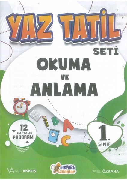 1. Sınıf Tatıl Setı - 1. Sınıftan 2. Sınıfa Geçenler Için Meraklı Yayınları Tatil Kitabı – Küçük Ejderha 10 Kıtap Okuma Seti