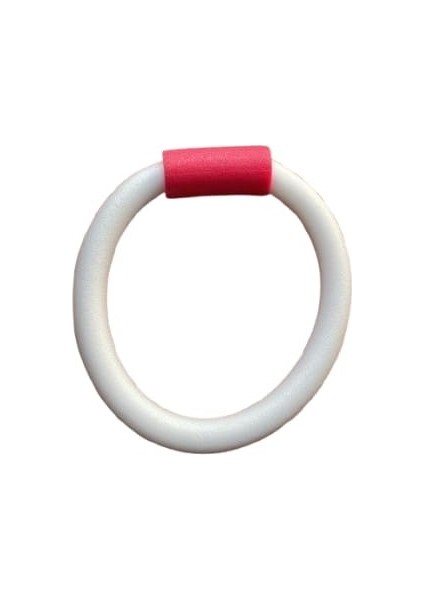 Kilitli Deniz ve Havuz Makarnası, Yüzme Makarnası - Makarna Beyaz - Kilit Kırmızı