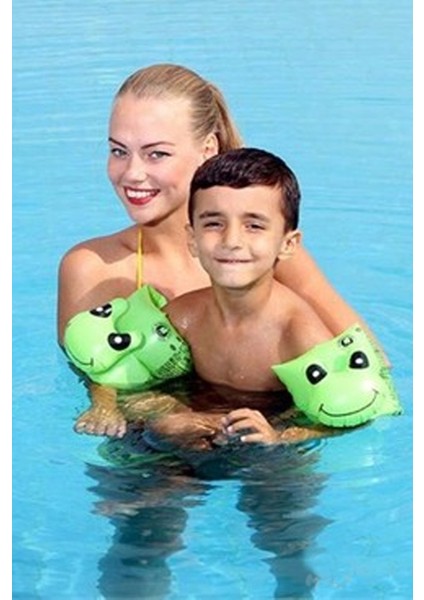 Çocuklar Için 3D Kurbağa Havuz Deniz Kolluğu - Frog Arm Band