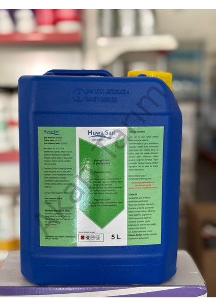 Huwa-San Ph Düşürücü ve Regülatör | Tarımsal Dezenfektan | 5 Litre