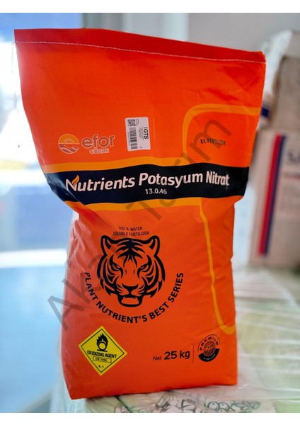 Nutrients Potasyum Nitrat Gübre 13-0-46 25 kg