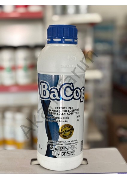 Bacop Sıvı Bakır Sülfat Içerikli Koruyucu Yaprak Gübresi | 1 Litre