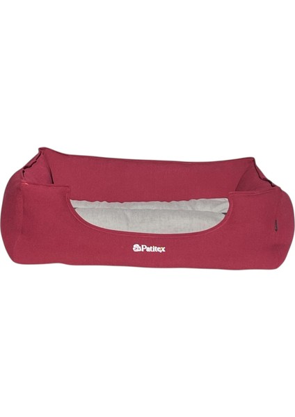 , Bordo-Gri-Köpek Yatakları,kedi Yatakları,gabardin Kumaş,yıkanabilir,yastıklı fiyatları