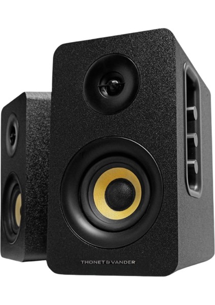 Kumpel 50W Rms Hoparlör 2.0 Bluetooh 5.0 Rca Optik Siyah Renk