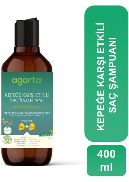 Agarta Doğal Kepeğe Karşı Şampuan 400 Ml.gzpxt