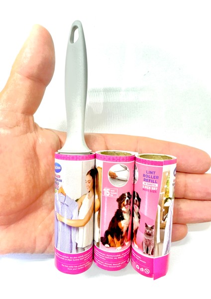 Mini Çanta Boy Tüy Toplama Bandı 15 Yaprak 3 Adet fiyatları