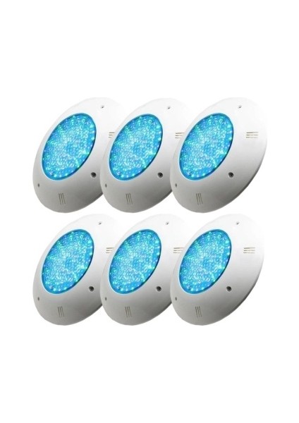 6 Adet 32 Watt LED Turkuaz Sıva Üstü Havuz Lambası 32W 12 Volt Tenda
