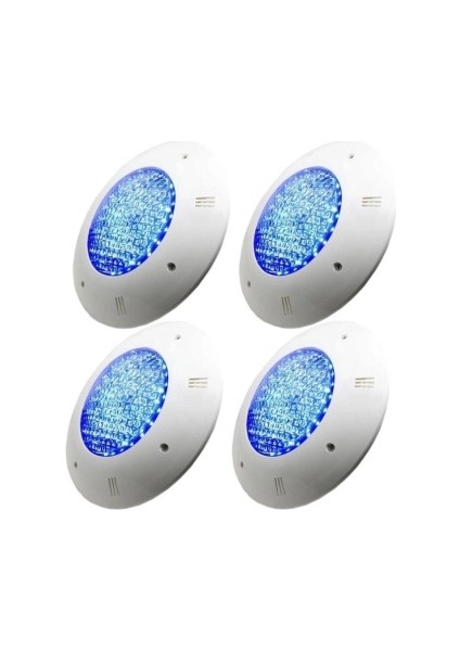 4 Adet 30 Watt LED Mavi Sıva Üstü Havuz Lambası Tenda 12 Volt