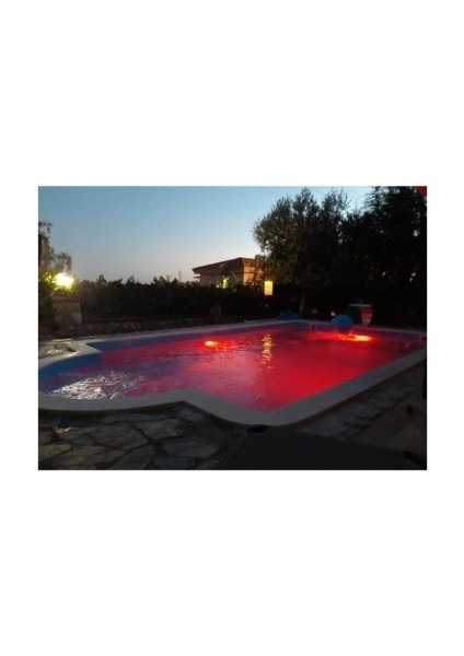 4 Adet 30 Watt LED Mavi Sıva Üstü Havuz Lambası Tenda 12 Volt