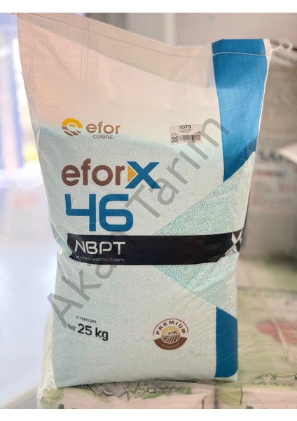 Eforx 46 | Akıllı Üre | Nbpt Üreaz Inhibitörlü Gübre 25 kg