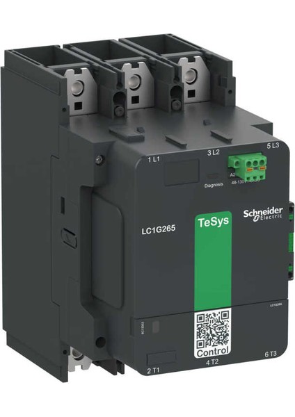 Schneıder LC1G400KUEN LC1G400KUEN 100-250V Ac/dc 3p 400 A Kontaktör