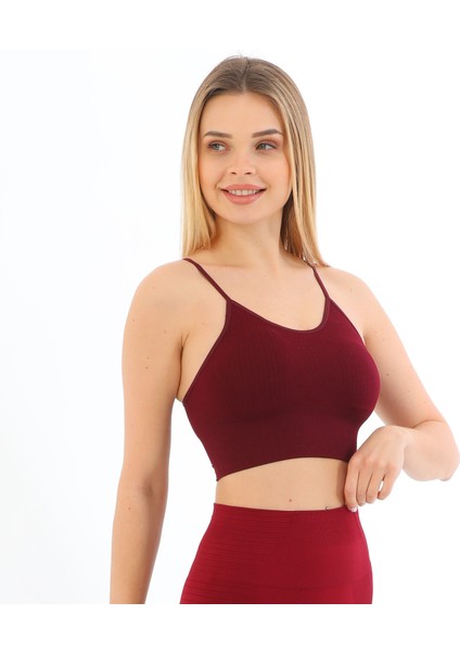 Murays Form Angel 3 Lü Kadın Ip Askılı Pedli Crop Büstiyer fırsatları