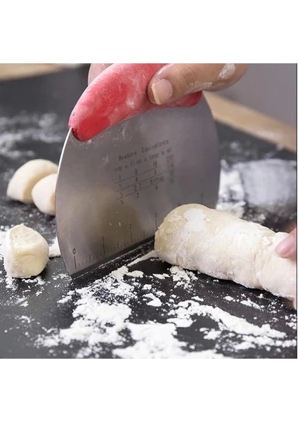Paslanmaz Çelik Hamur Kesme ve Şekillendirme Spatulası