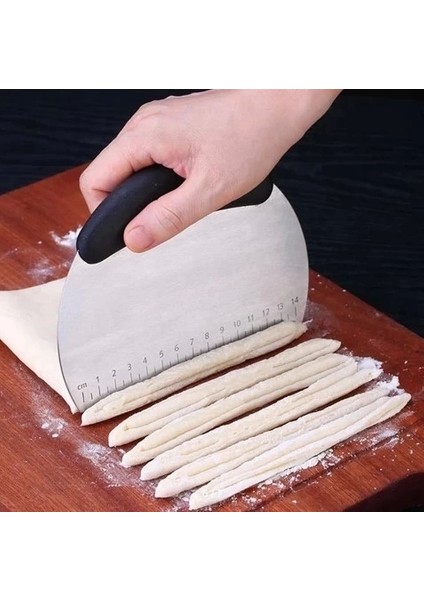 Paslanmaz Çelik Hamur Kesme ve Şekillendirme Spatulası modelleri