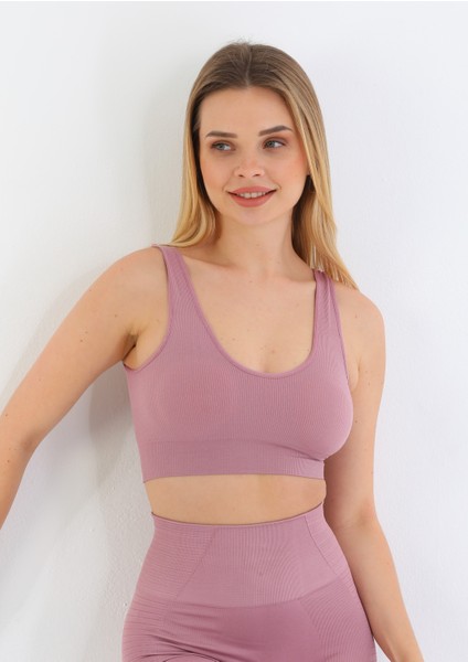 Murays Form Angel 3 Lü Kadın Kalın Askılı Pedli Crop Büstiyer modelleri