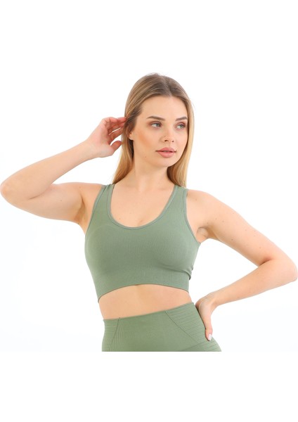 Murays Form Angel 3 Lü Kadın Kalın Askılı Pedli Crop Büstiyer fiyatları