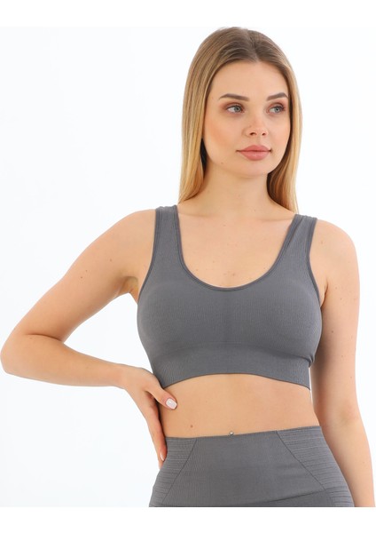 Murays Form Angel 3 Lü Kadın Kalın Askılı Pedli Crop Büstiyer fiyatları