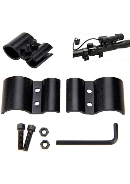 2X10MM 31MM Montaj Klip Taktik El Feneri Torch Sight Lazer Kapsam.gzpmi