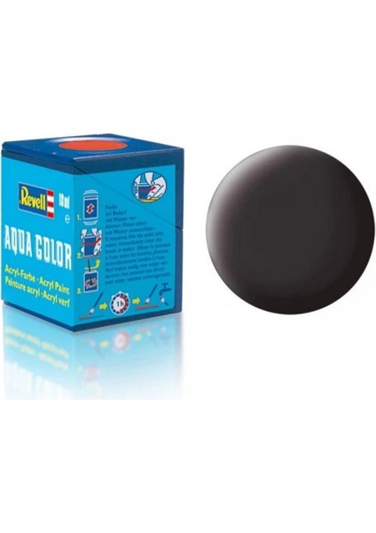 Aqua Color Tar Black - Mat Boya - 18 Ml.gzpxt