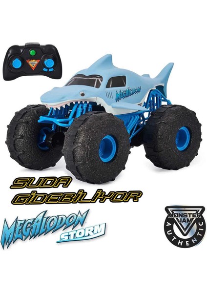 1:15 Monster Jam Megalodon Storm Kumandalı Amfibi Araç.gzpxt