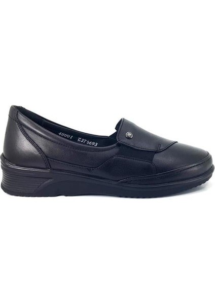 Terte Anatomik Deri Günlük Bayan Ayakkabı-Siyah fiyatları