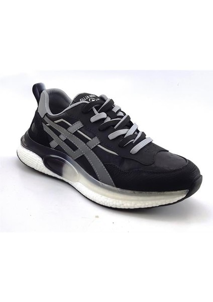 550-2 Erkek Sneaker Spor Ayakkabı-Siyah