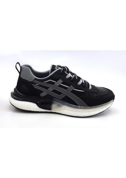 550-2 Erkek Sneaker Spor Ayakkabı-Siyah