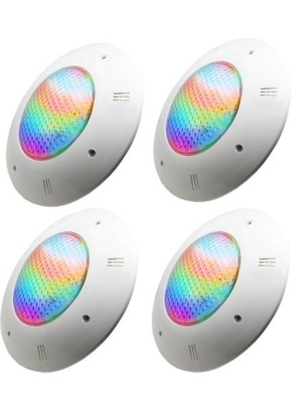 4 Adet 32 Watt LED Rgb 4 Kablolu Sıva Üstü Havuz Lambası Tenda