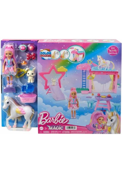 HNT67 Barbie A Touch Of Magic Chelsea ve Pegasus Oyun Seti.gzpxt