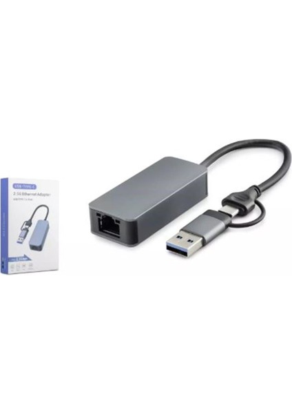 Hadron HDX7852 Ethernet Card Usb2.0 + Type-C 2.5 Gigabit