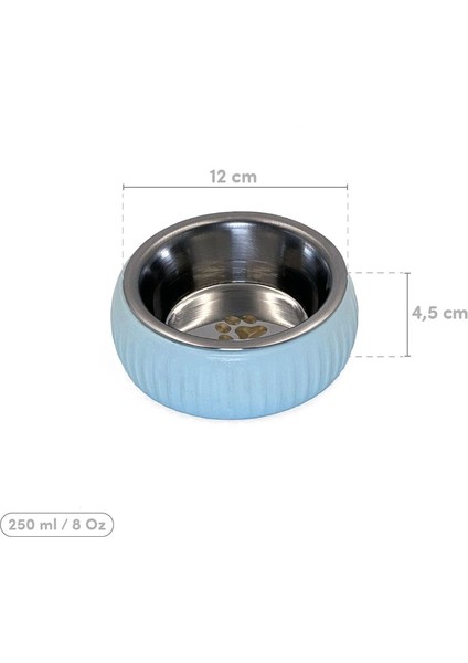 Mikopet Organik Seramik Mama Kabı Mavi modelleri
