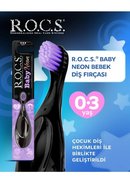 .baby Neon Ekstra Soft Diş Fırçası 0-3 Yaş.gzpxt