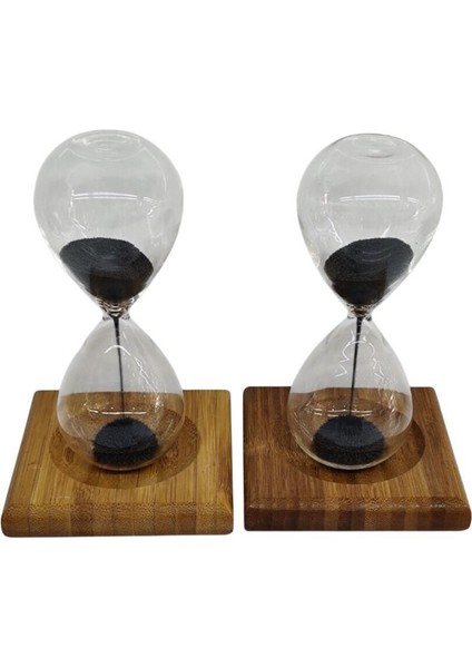 Cam Mıknatıslı Manyetik Kum Saati (11.5 Cm)