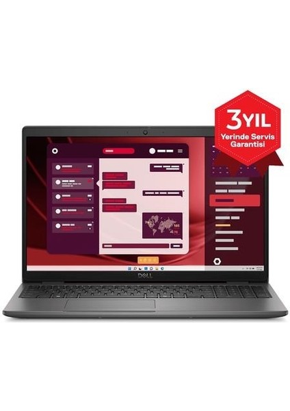 15.6" Latıtude 3550 N010L355015WP Core I7 1355U-16GB Ddr5 RAM-512GB NVME-W11 Pro