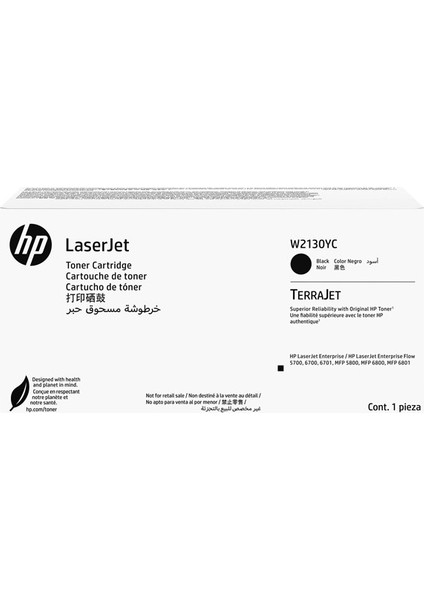 W2130YC (213Y) Black Contract Laserjet Toner Cartrıdge