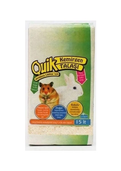 Quik Kemirgen Talaşı 15 Lt.gzpde