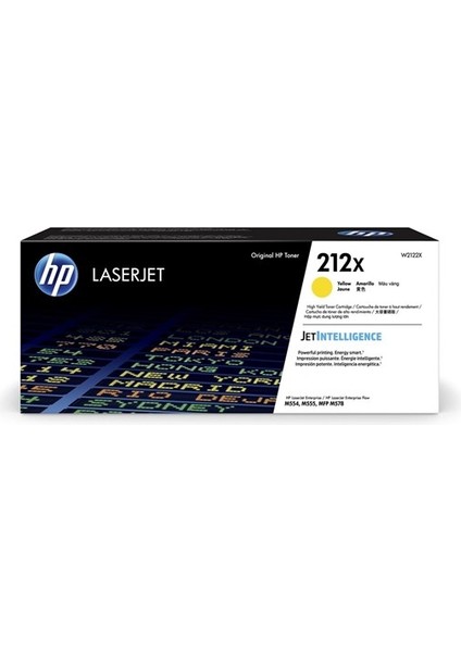 W2122X (212X) Sarı Toner 10.000 Sayfa
